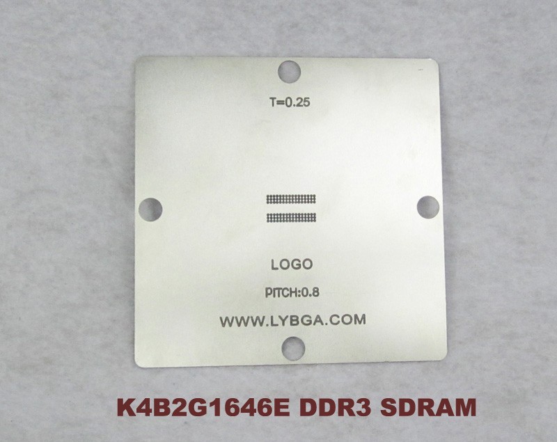 80mm PS4 stencil K4B2G1646E DDR3 SDRAM pitch