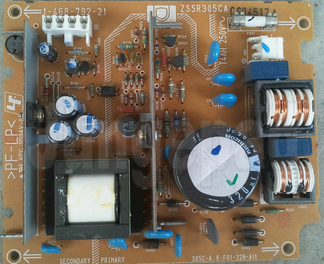 PS2 5000X Power Board