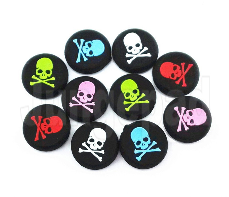 Thumb Grips with Skull 