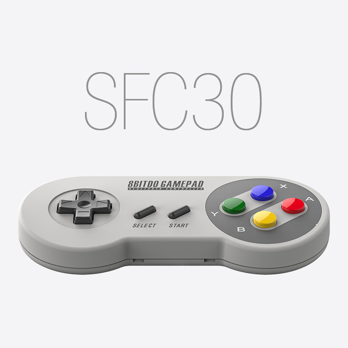 8Bitdo Bluetooth Wireless Classic SFC30 Controller for iOS and Android Gamepad - PC Mac Linux