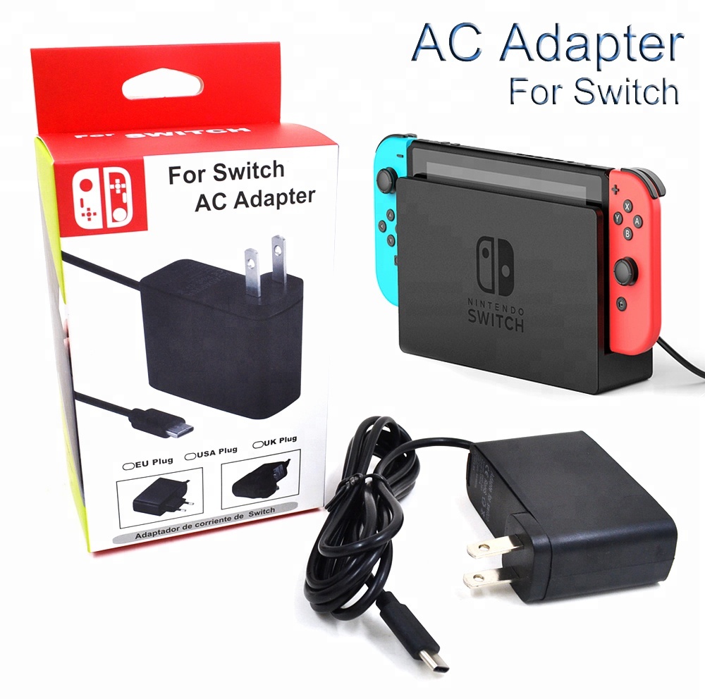 AC Adapter Power Supply for Nintendo Switch