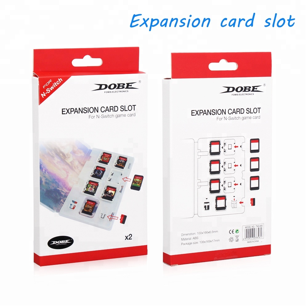 Plastic Memory Card Case For Nintendo Switch Game Cards
