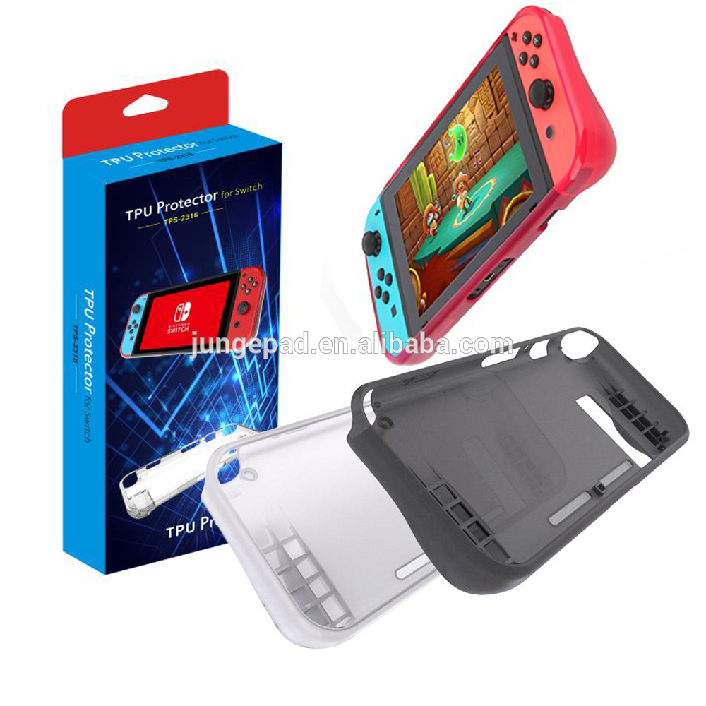 TPU clear cover protective case for nintendo switch