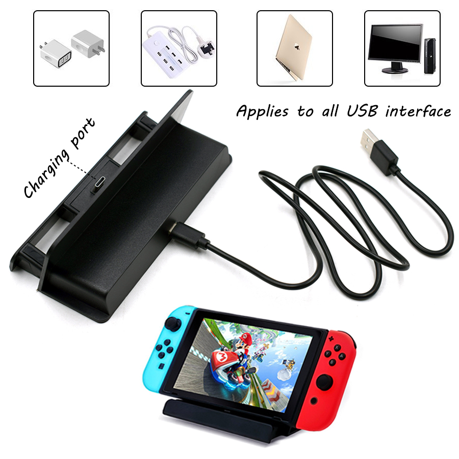 KYVG USB Charger Dock Stand for Nintend Switch 