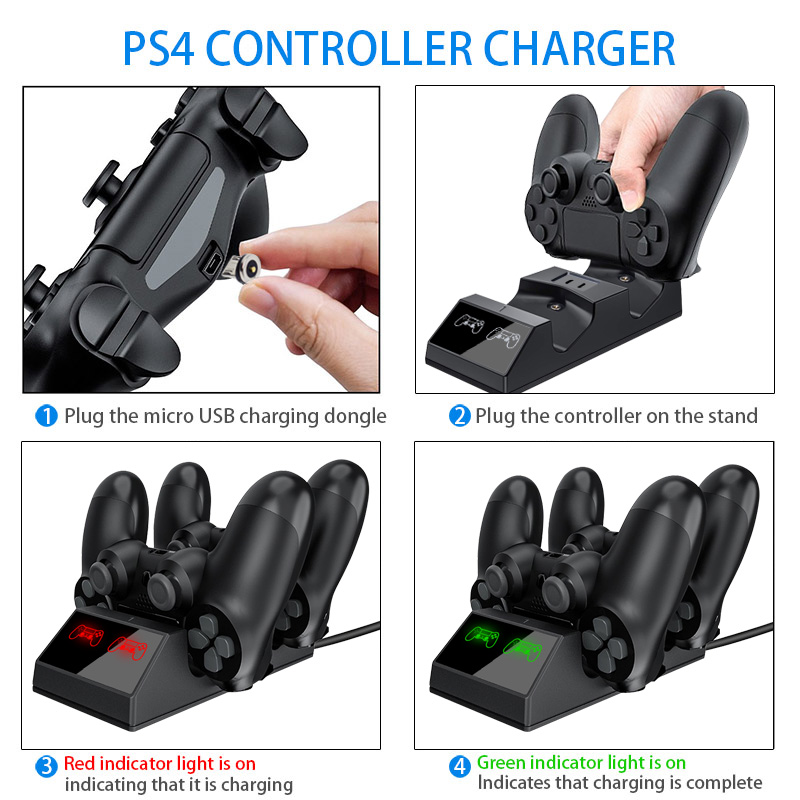 New Magnet Charging Dock for PS4 Wireless Controller 