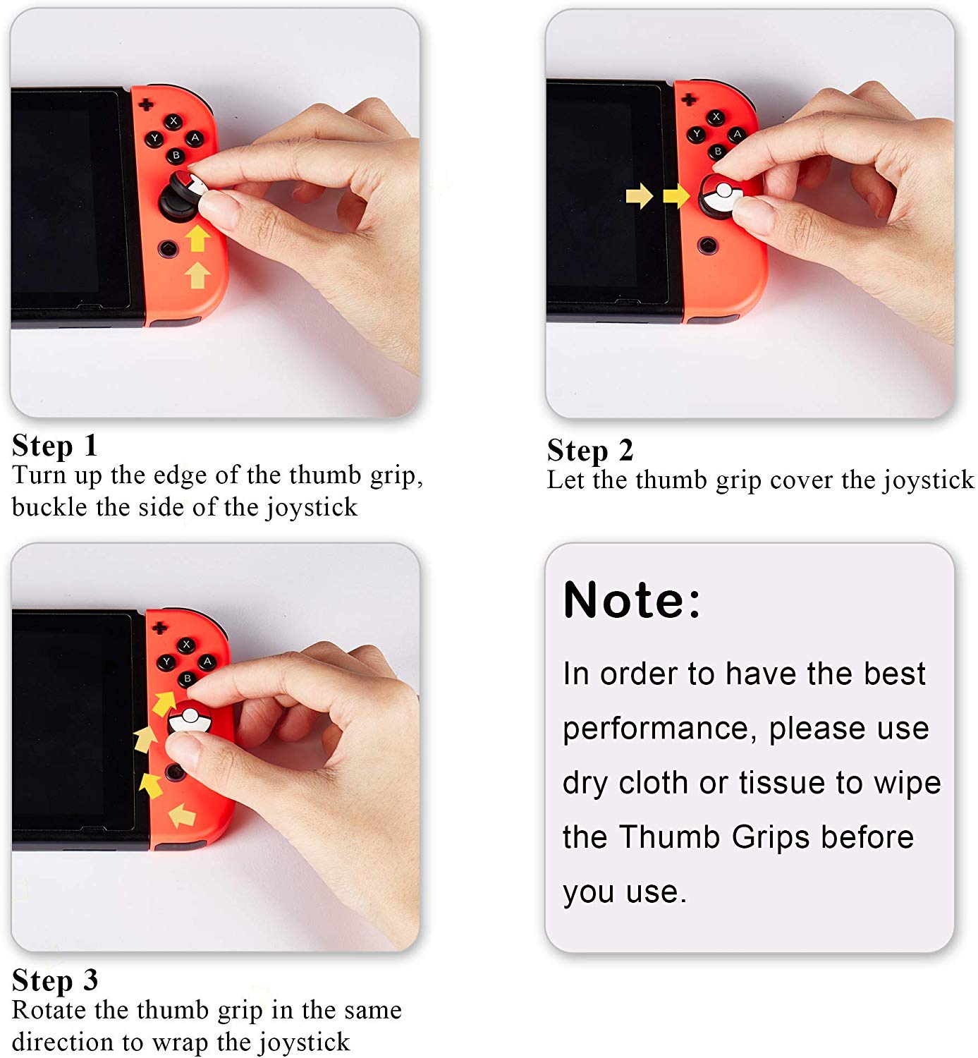 Thumbstick Caps for Nintendo Switch