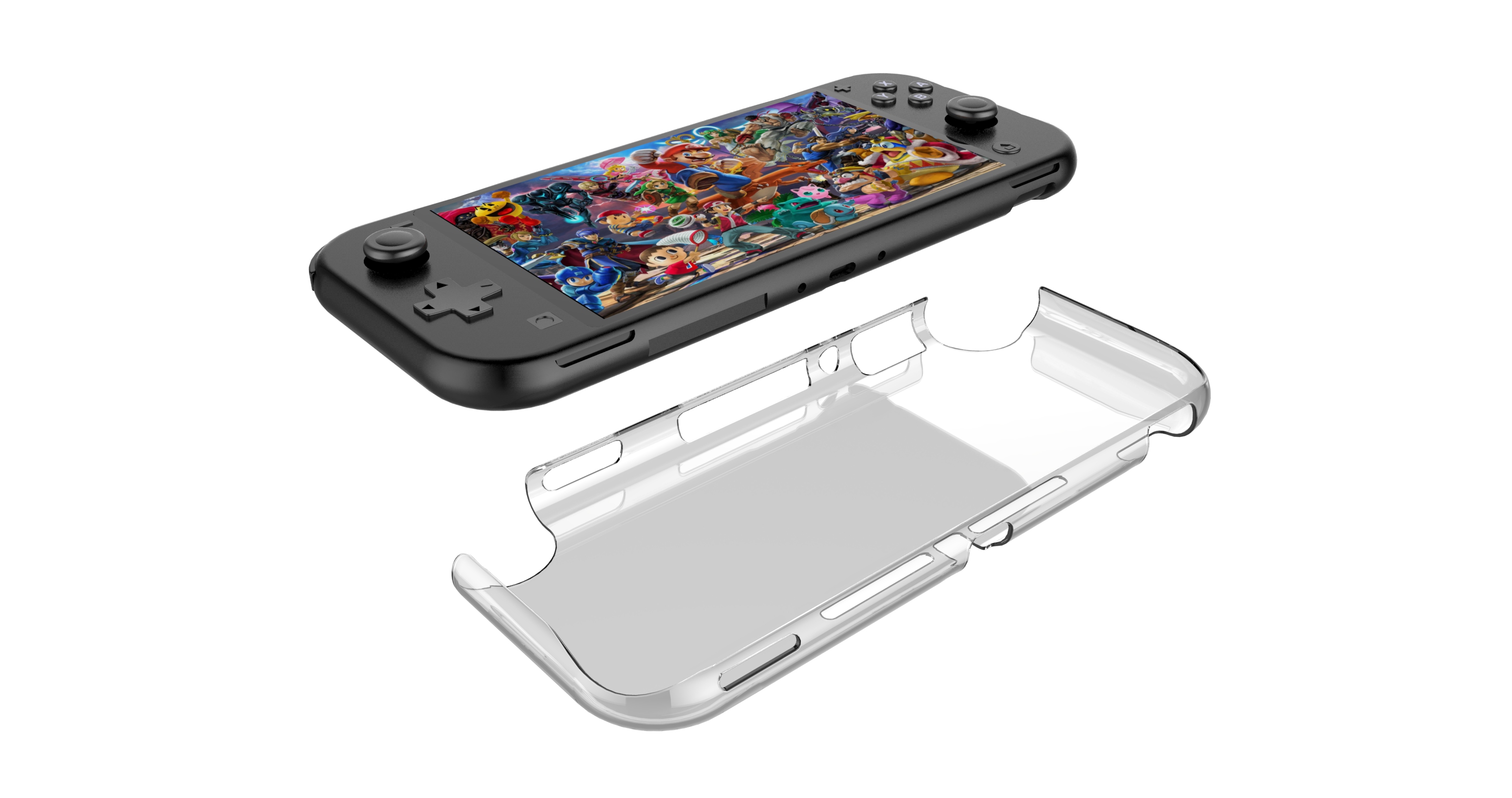 Crystal Shell Case for Switch Lite
