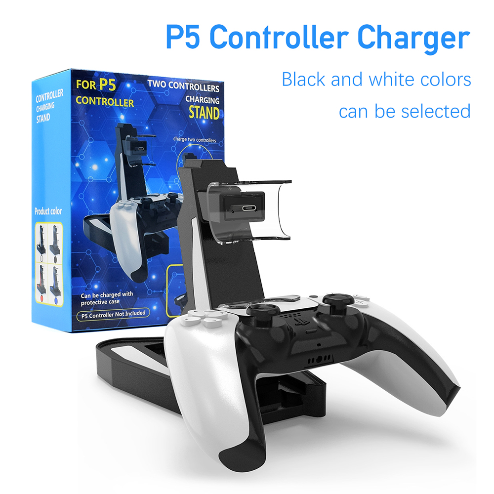 Dual charging station for PS5 wireless controller