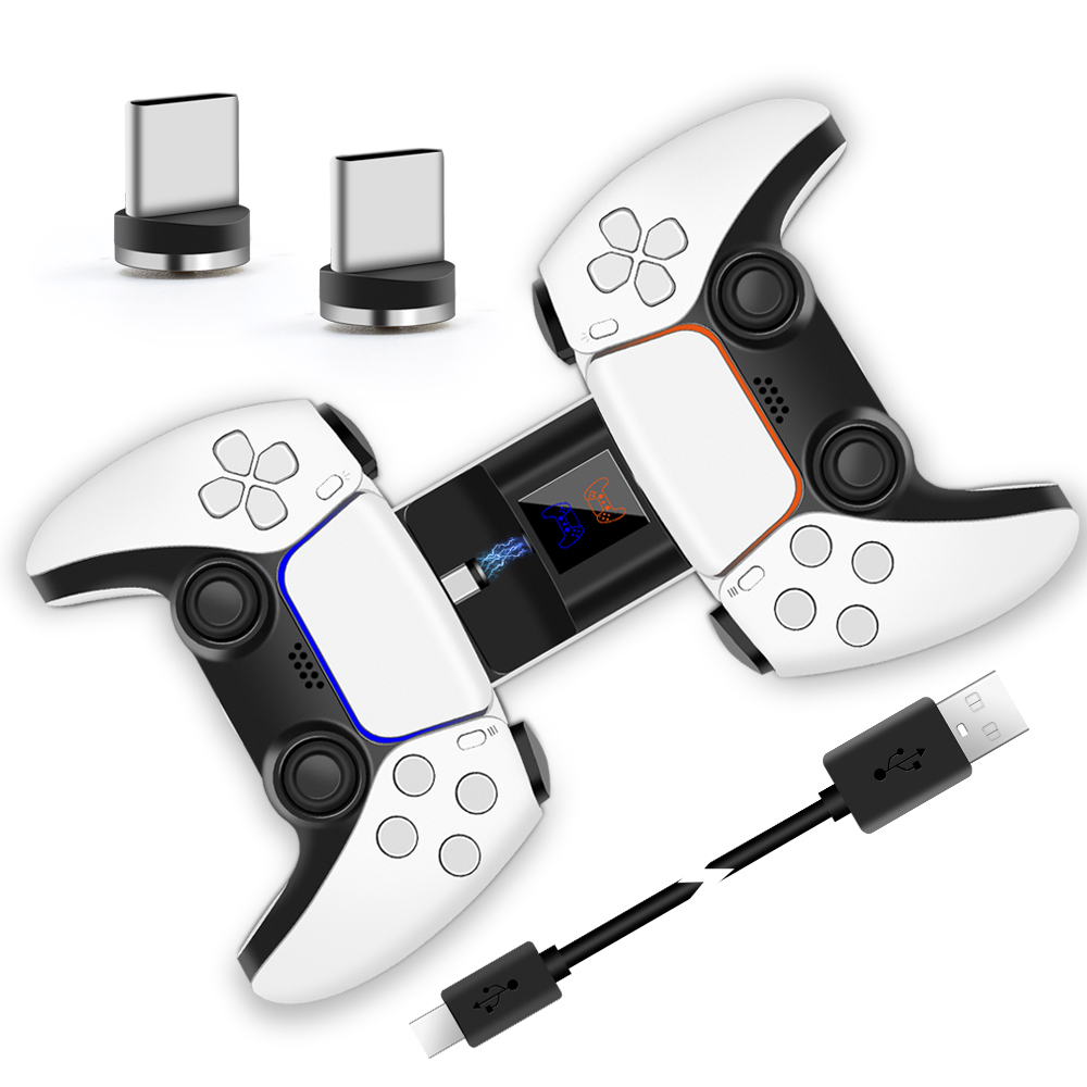 PS5 controller charging station suitable for P5 gamepad